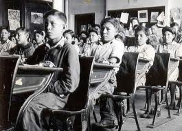 Residential School attendance became mandatory