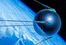 El primer satélite en el espacio.