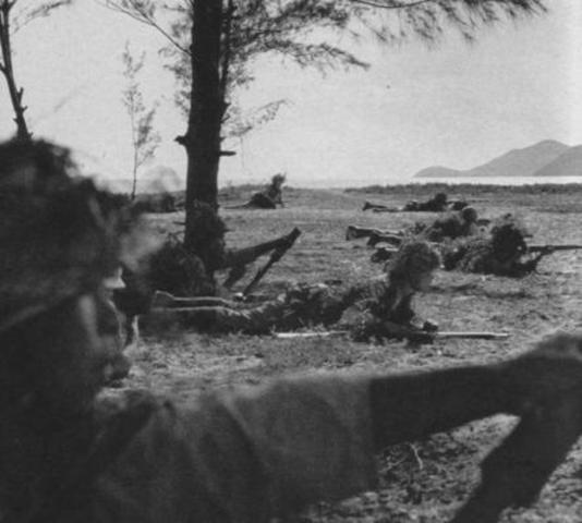 Landing of Japanese Troops