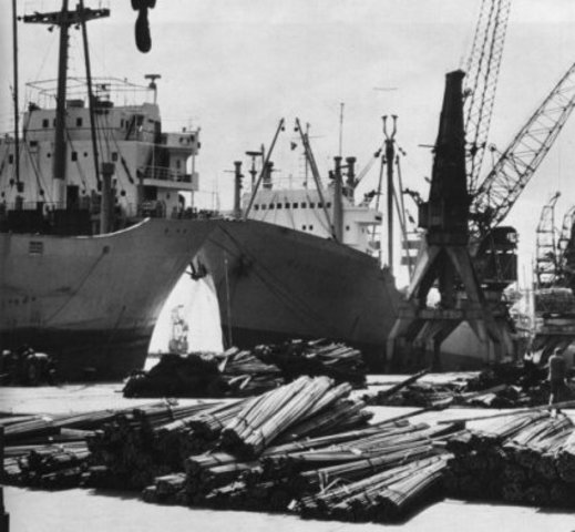 De economie draait op volle toeren en er is veel werk in de haven!