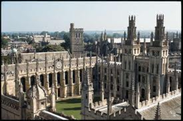 The University of Oxford is founded