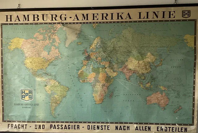 Mapa mundial de comerç