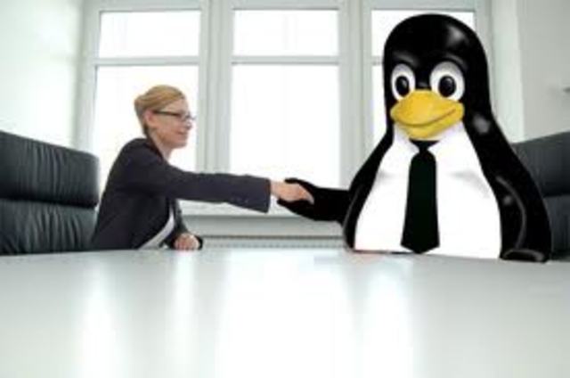 Las empresas contrataron a linux