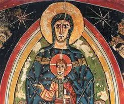 Romaanse Maria met Jezus