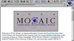 Lanzamiento de Mosaic.