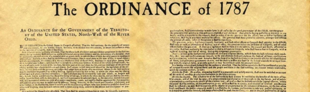 Northwest Ordinance Endorses Schooling