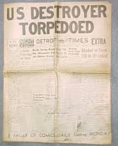 German attacked the U.S. destroyer Greer