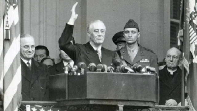 Franklin D. Roosevelt is Inaugurated for 4th Term