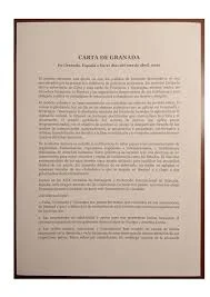 Aprobación de la carta de Granada