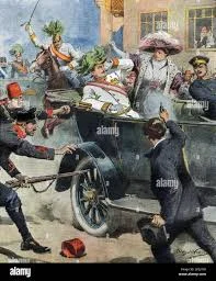 The assassination of Archduke Franz Ferdinand: The outbreak of WW1