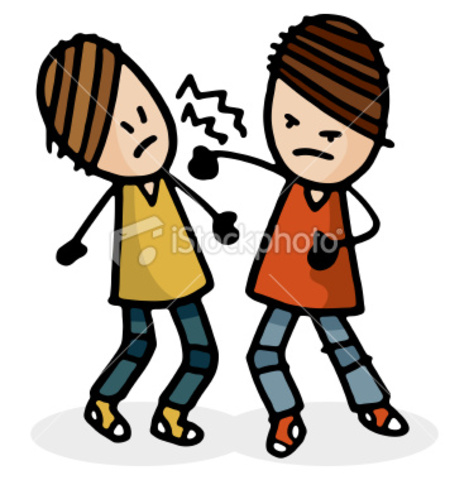 1st Fight! You better not say bad things about my sister!