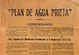 Plan de Agua Prieta y fin del conflicto armado