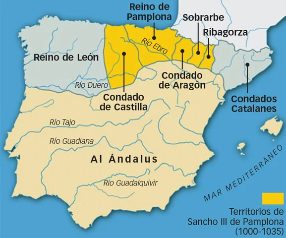 Nacen los reinos de Castilla y Aragón (1035)
