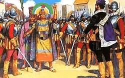 Ofensiva de Francisco Pizarro contra os Incas