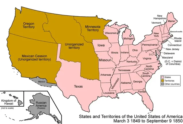 1850 – The Compromise of 1850 (Including the Fugitive Slave Act)