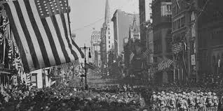 The United States enters world war 1