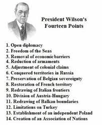 the fourteen points by president Wilson