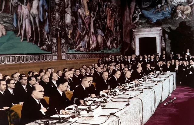 Tratados  de Roma y nacimiento de la CEE y EURATOM