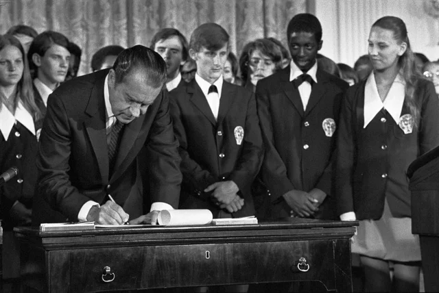 President Nixon Makes it Official
