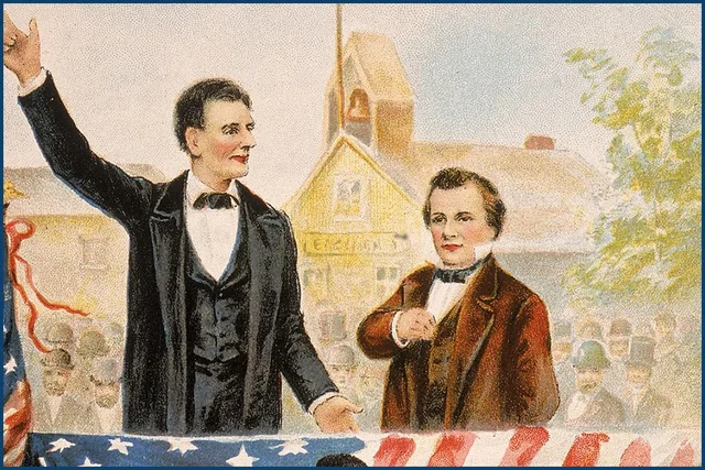 1858- LIncoln- Douglas Debates