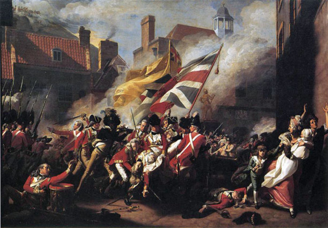 Painted the Death of Major Pearson