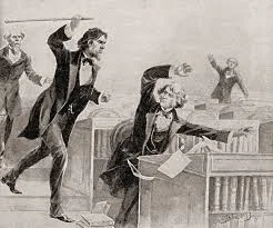 Preston Brooks vs. Charles Sumner