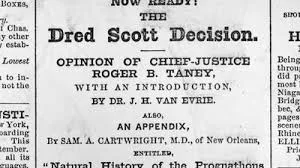 Dred Scott vs. Sandford Decision