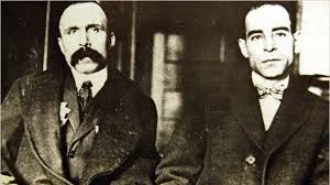 Sacco and Vanzetti arrested for armed robbery and murder