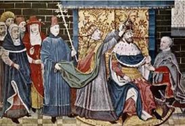 Charlemagne crowned Emperor of Rome