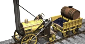 Primera locomotora de vapor