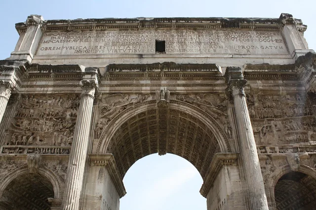 The Roman Arch of Septimius Severus