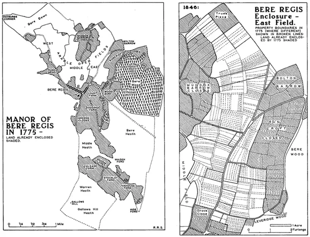 The Enclosure Acts (1700s up until 1801)