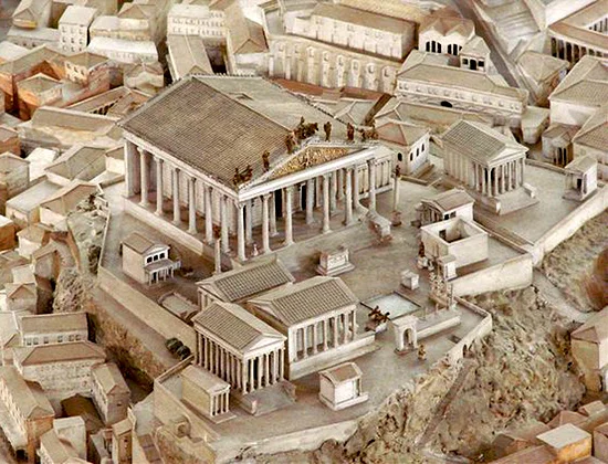 TEMPIO DELLA TRIADE CAPITOLINA