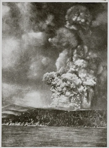 Krakatoa eruption- Java/Sumatra