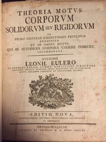 Theoria motus corporum solidorum