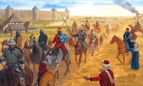 Cruce de los musulmanes de los Pirineos hacia Francia