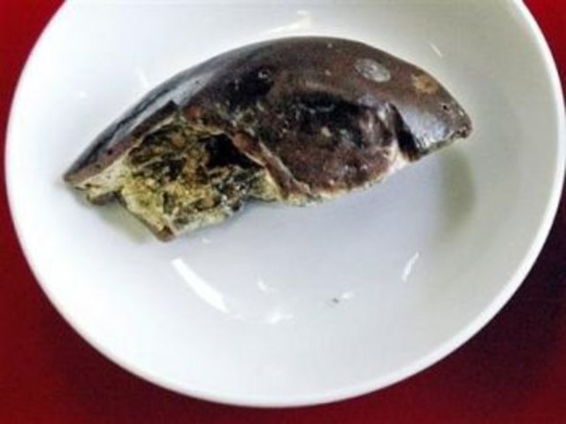 A 2,100-year-old melon is discovered by archaeologists in western Japan.