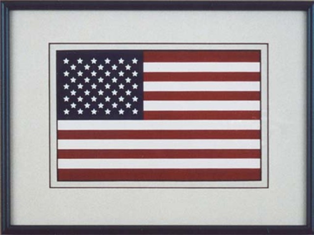 fifty star flag of the United States is debuted in Philadelphia