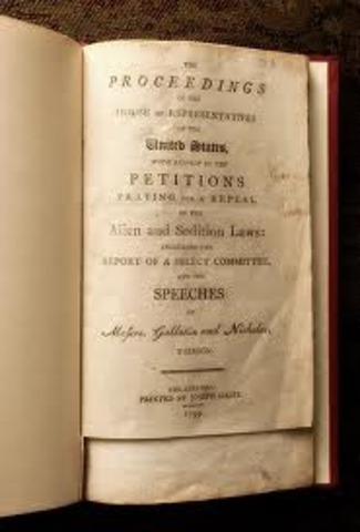 Alien and Sedition acts