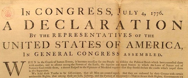 Declaration of Independence is ratified