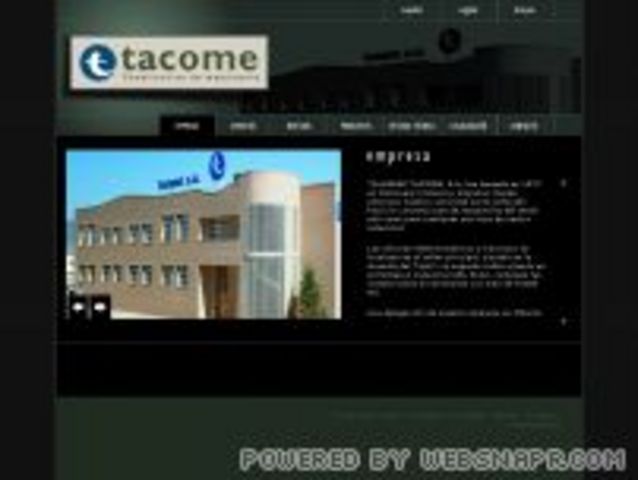 Nueva Web: Tacome
