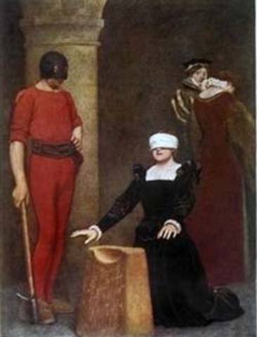 Mary, Queen of Scots is executed