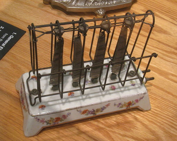 One of the first toasters