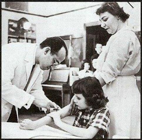 Polio Vaccine is Announced to the World