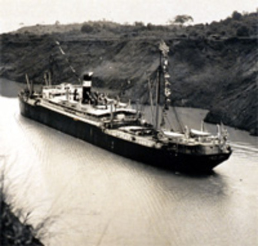 Panama Canal Opens.