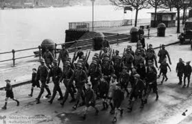 Germany militarized the Rhineland