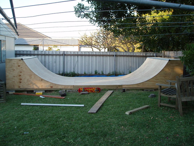 He starts skateboarding :o