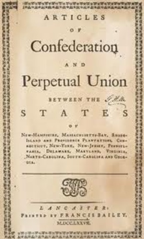Articles of Confederation is signed