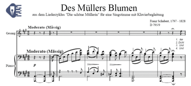 Lieder: La Bella Molinera de Schubert