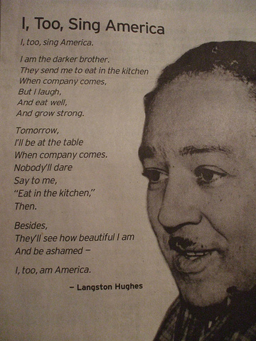 I Too Sing America by Langston Hughes